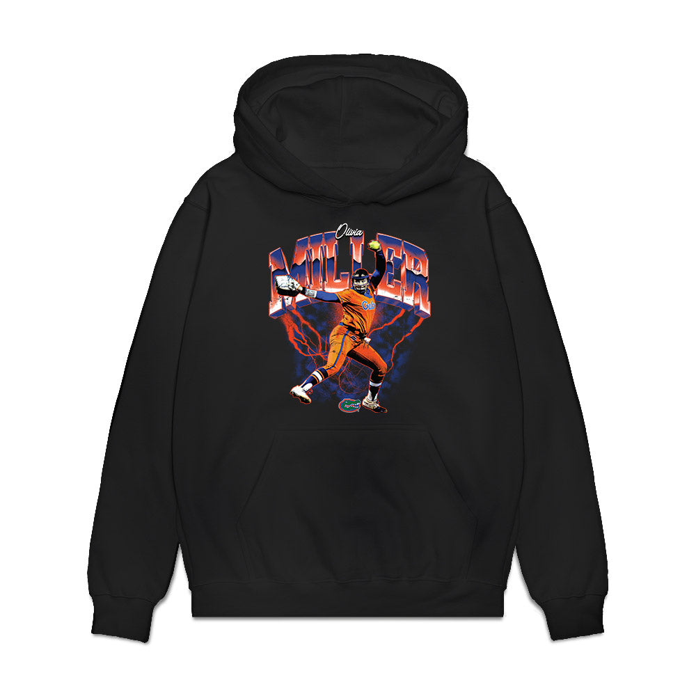 Florida - NCAA Softball : Olivia Miller - Collage Premium Hooded Sweatshirt-0