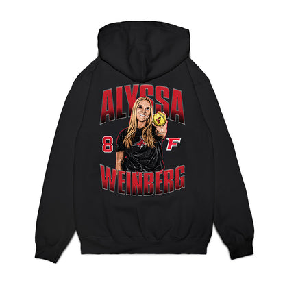 Fairfield - NCAA Softball : Alyssa Weinberg - Collage Premium Hooded Sweatshirt-1