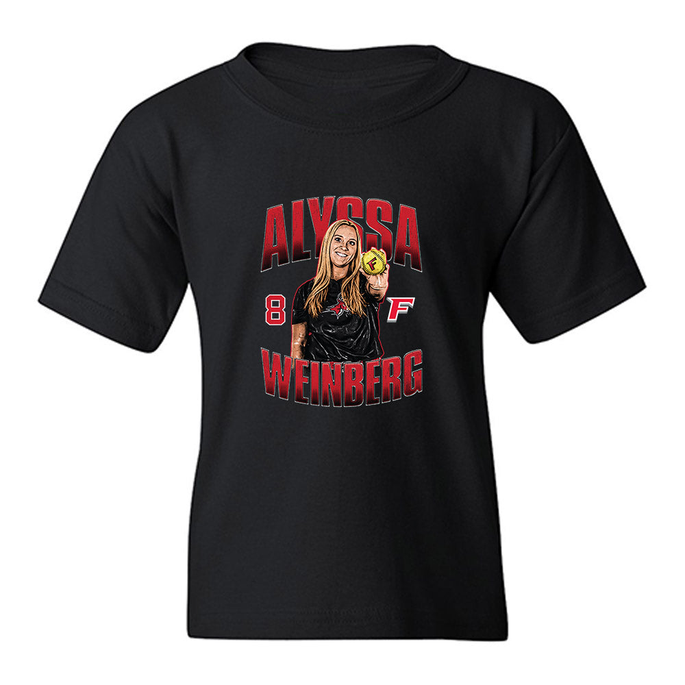 Fairfield - NCAA Softball : Alyssa Weinberg - Collage Youth T-Shirt-0