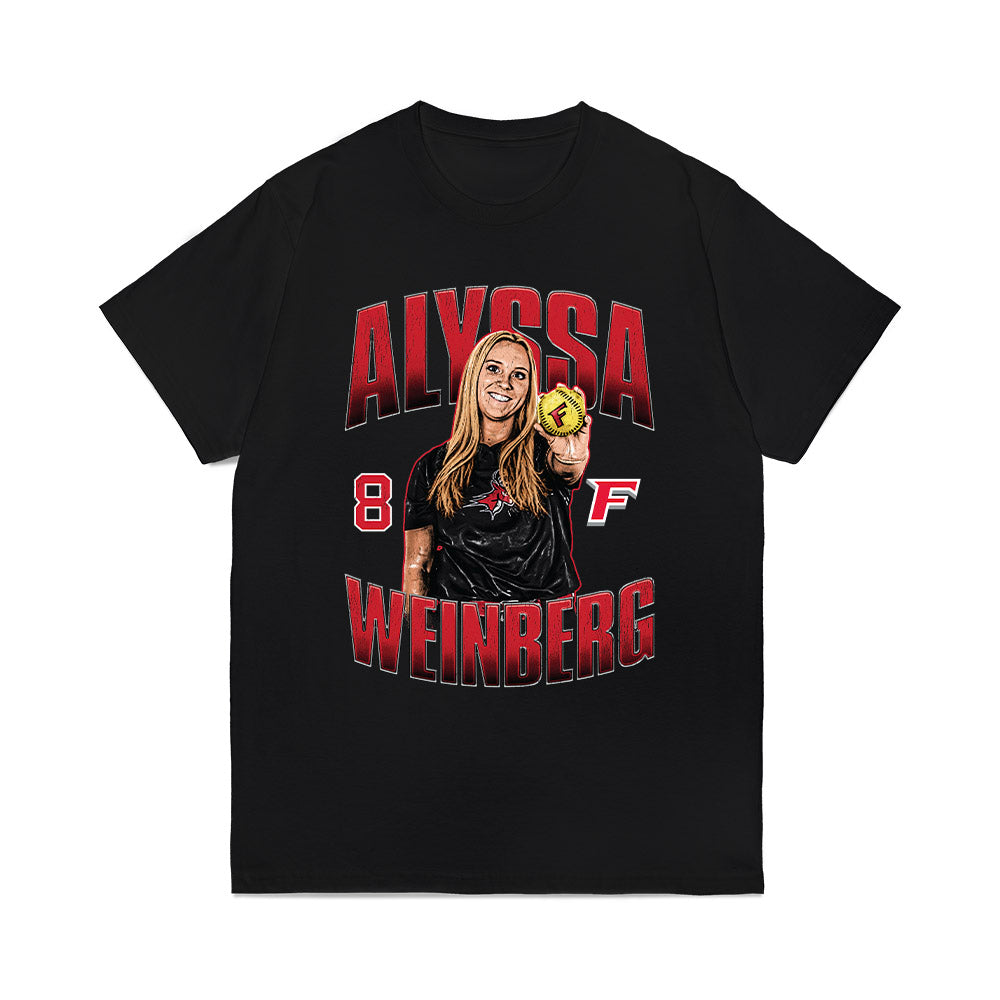Fairfield - NCAA Softball : Alyssa Weinberg - Collage Comfort Colors T-Shirt-0
