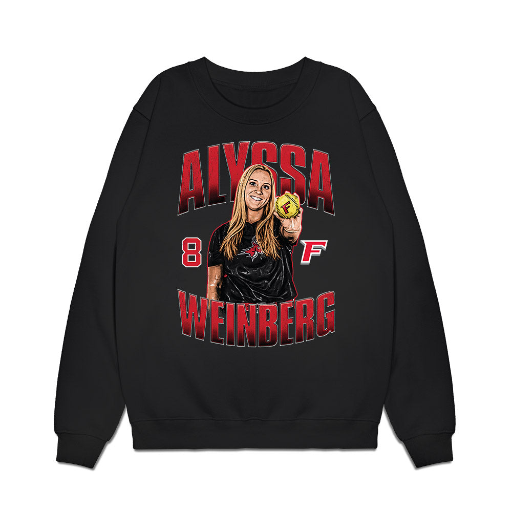 Fairfield - NCAA Softball : Alyssa Weinberg - Collage Premium Crewneck Sweatshirt-0
