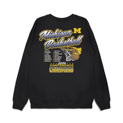 Michigan - NCAA Men's Basketball : - Premium Crewneck Sweatshirt-1