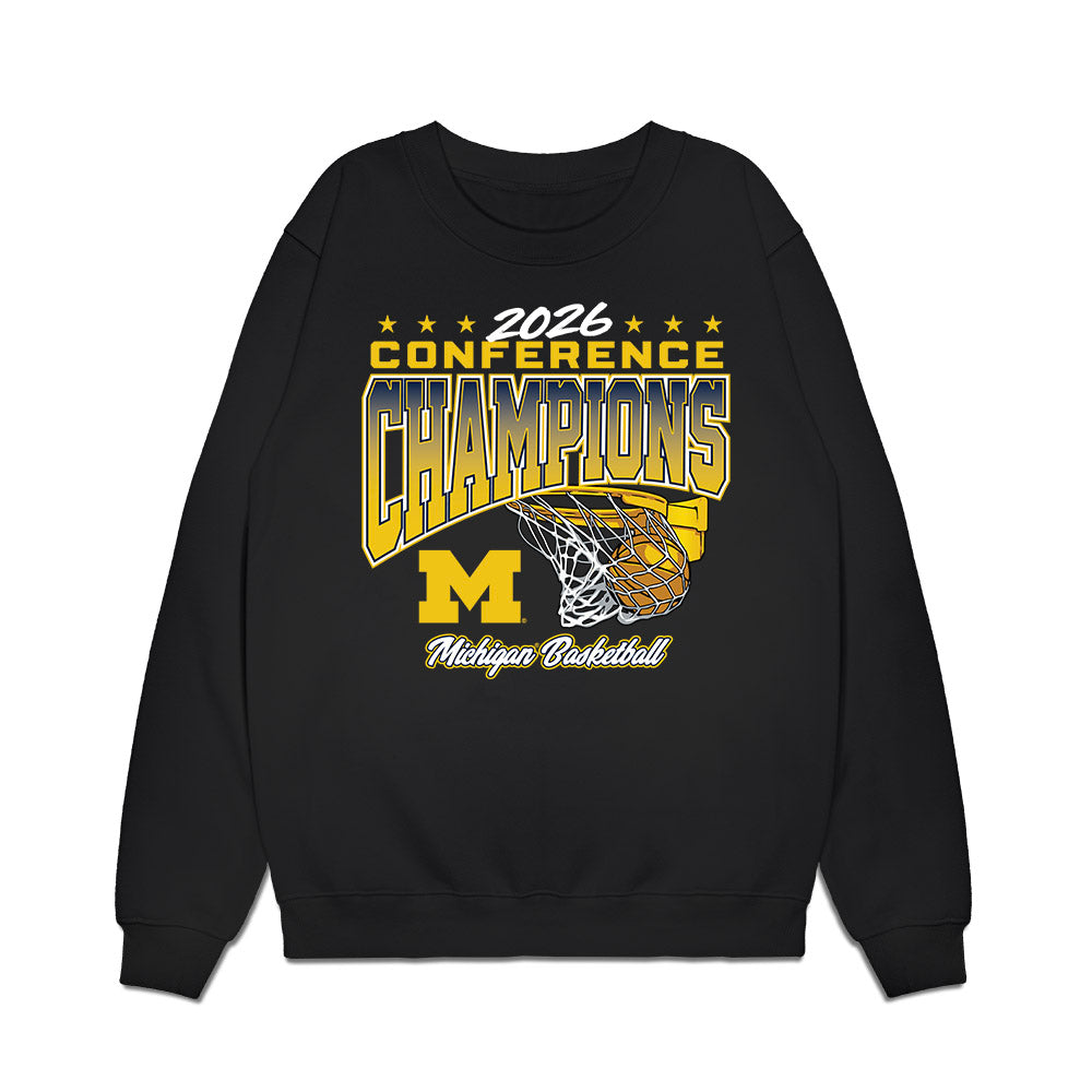 Michigan - NCAA Men's Basketball : - Premium Crewneck Sweatshirt-0