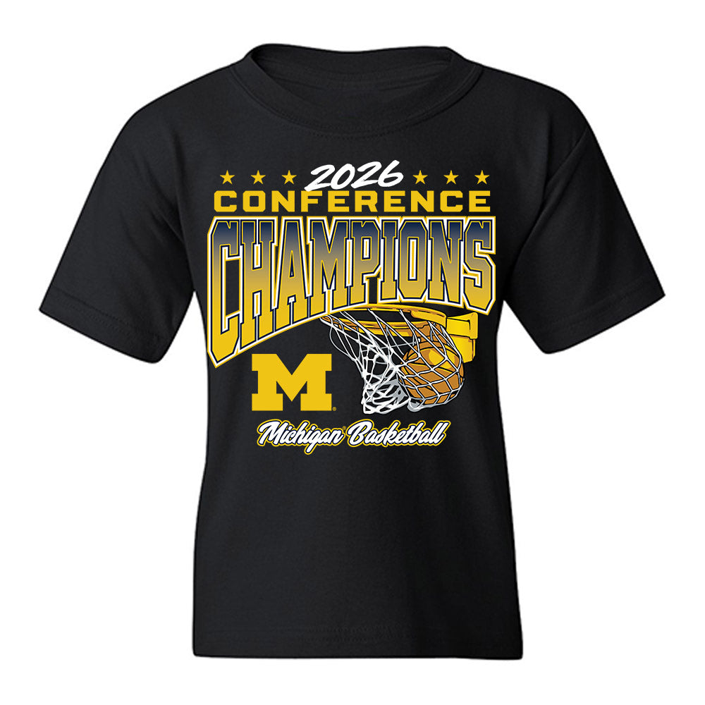 Michigan - NCAA Men's Basketball : - Youth T-Shirt-0