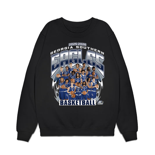 Georgia Southern - NCAA Men's Basketball : - Team Collage Premium Crewneck Sweatshirt-0