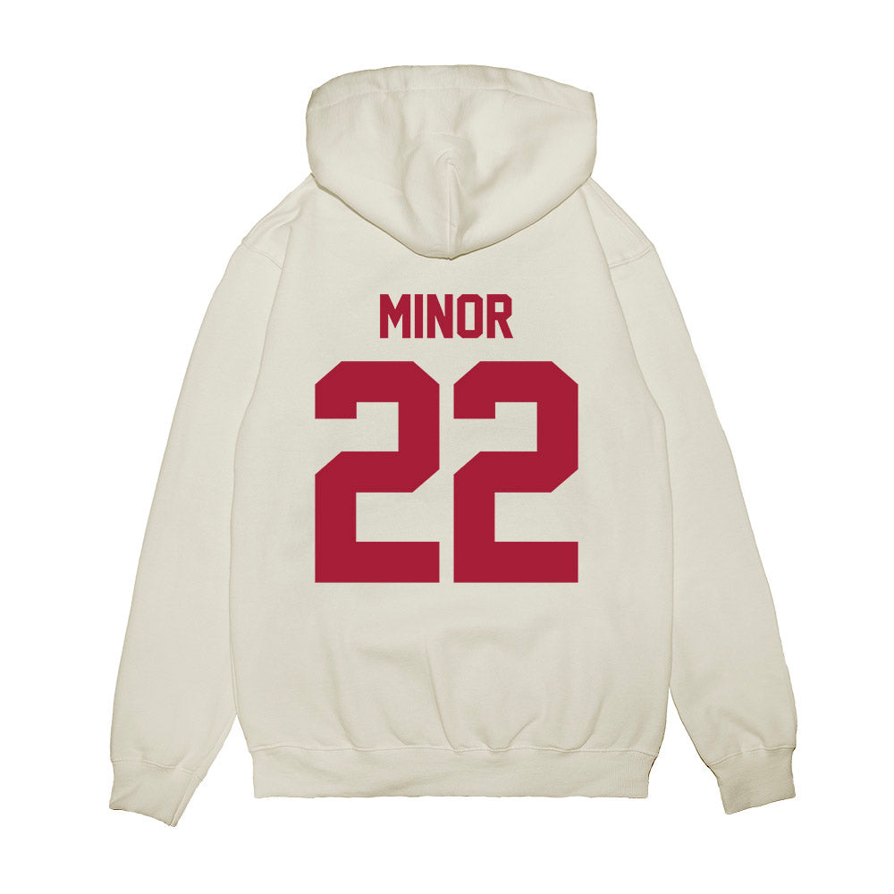 Oklahoma - NCAA Softball : Kai Minor - Homerun Capital Of the World Premium Hooded Sweatshirt-1