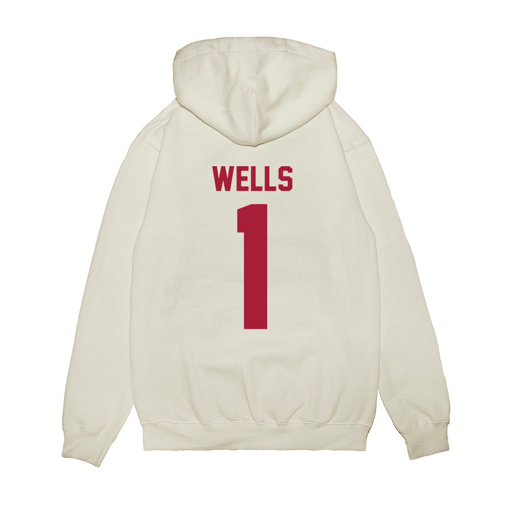 Oklahoma - NCAA Softball : Kendall Wells - Homerun Capital Of the World Premium Hooded Sweatshirt-1