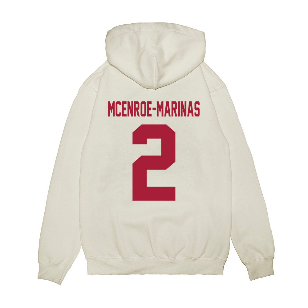 Oklahoma - NCAA Softball : Nelly McEnroe-Marinas - Homerun Capital Of the World Premium Hooded Sweatshirt-1