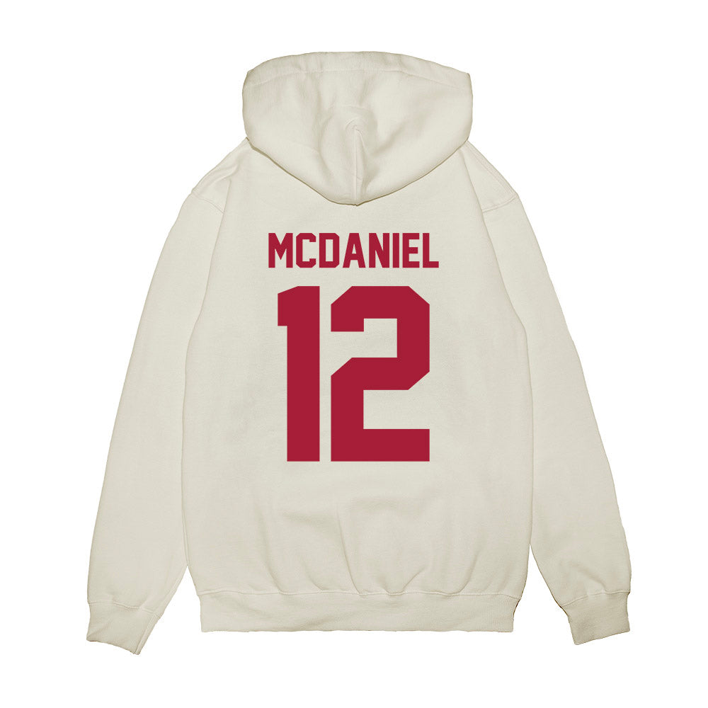 Oklahoma - NCAA Softball : Lexi McDaniel - Homerun Capital Of the World Premium Hooded Sweatshirt-1