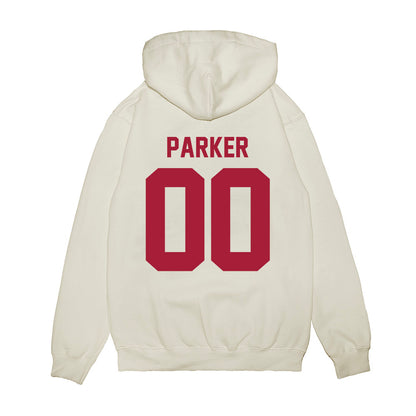 Oklahoma - NCAA Softball : Allyssa Parker - Homerun Capital Of the World Premium Hooded Sweatshirt-1