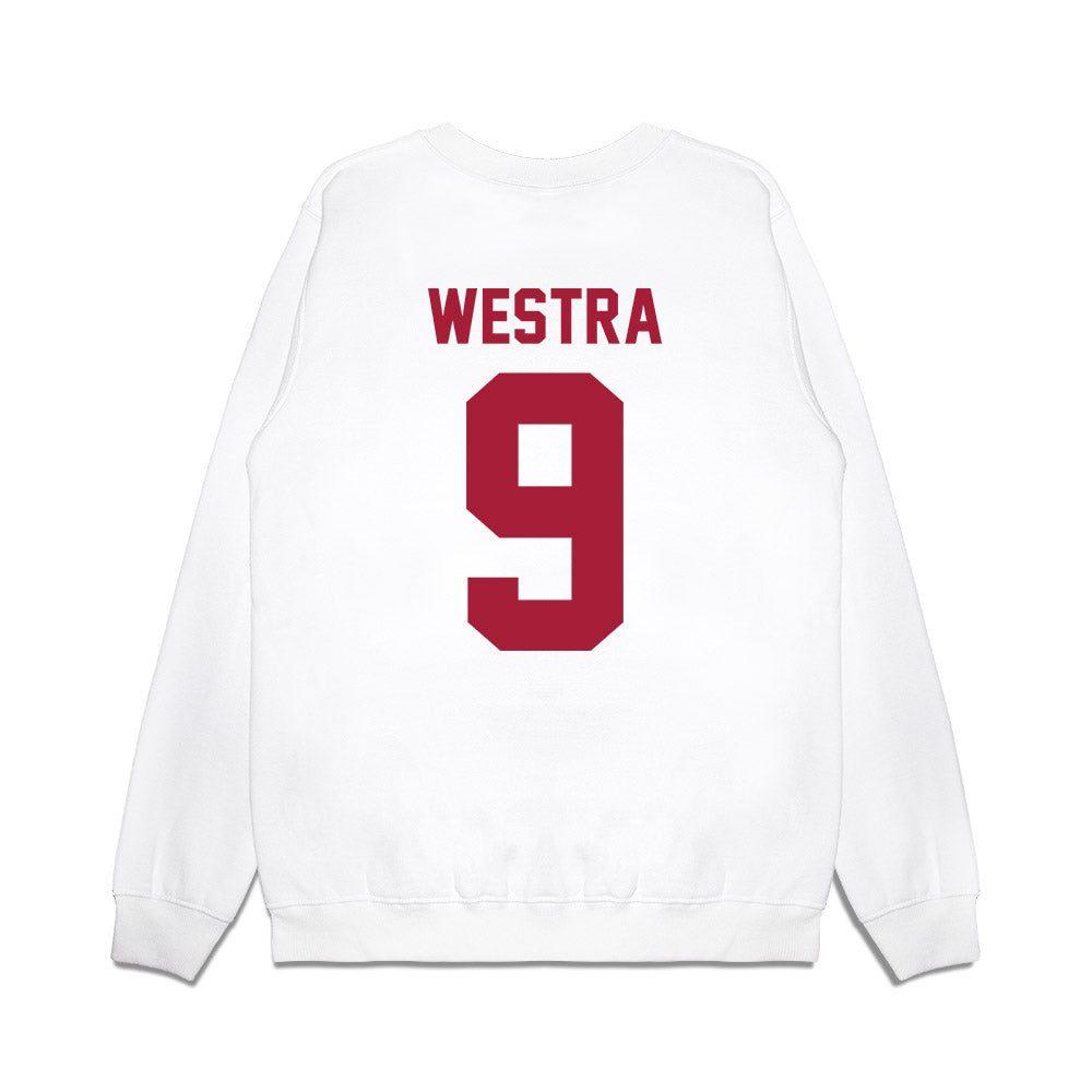 Oklahoma - NCAA Softball : Payton Westra - Homerun Capital Of the World Premium Crewneck Sweatshirt-1