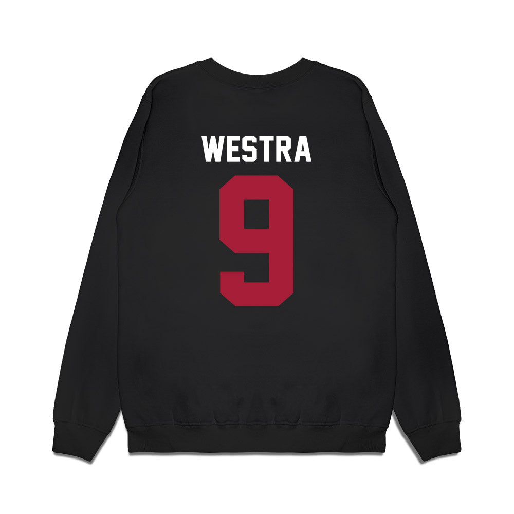 Oklahoma - NCAA Softball : Payton Westra - Homerun Premium Crewneck Sweatshirt-1
