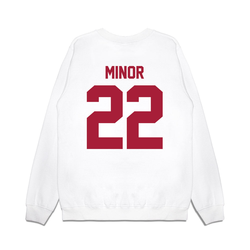 Oklahoma - NCAA Softball : Kai Minor - Homerun Premium Crewneck Sweatshirt-1