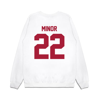 Oklahoma - NCAA Softball : Kai Minor - Homerun Premium Crewneck Sweatshirt-1