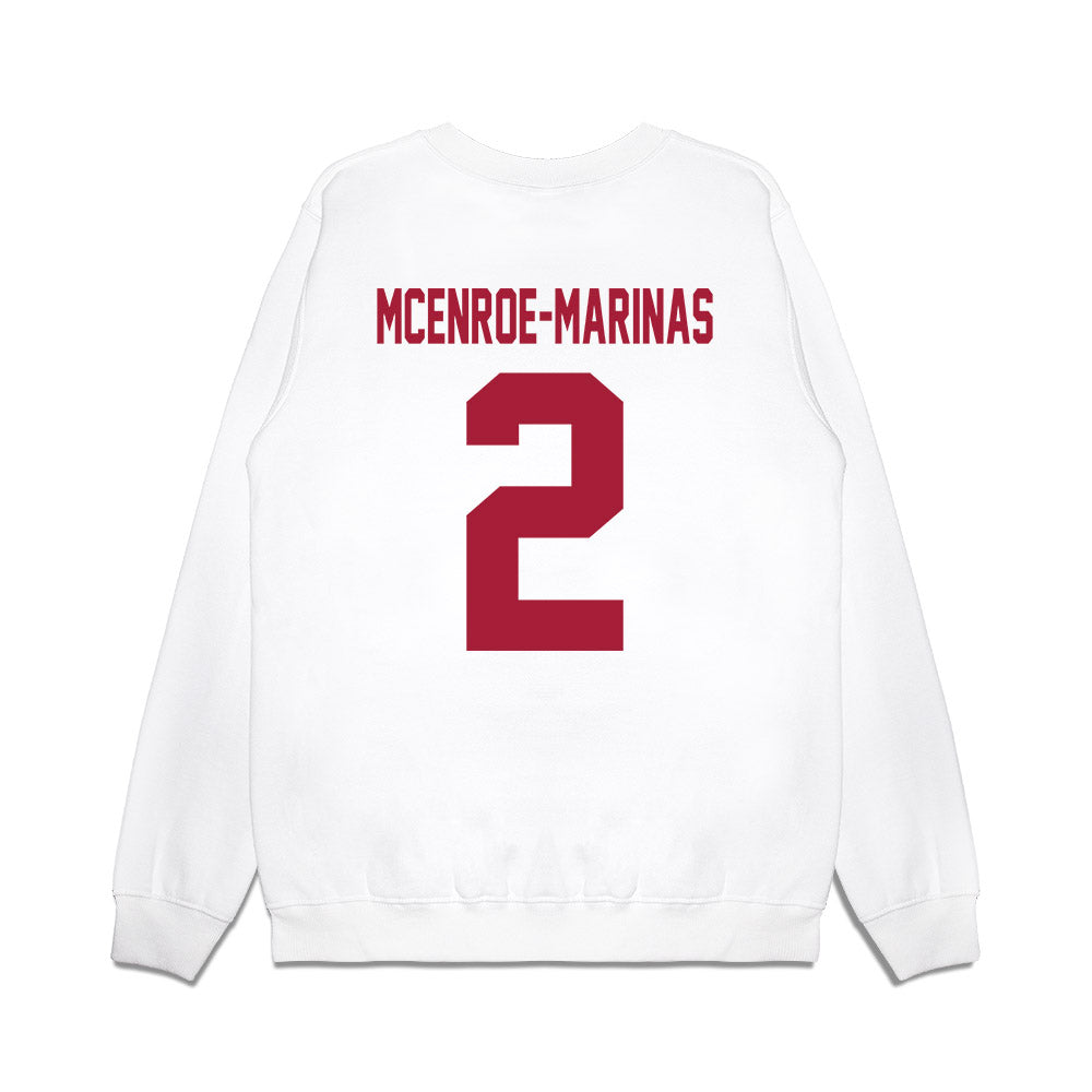 Oklahoma - NCAA Softball : Nelly McEnroe-Marinas - Homerun Premium Crewneck Sweatshirt-1