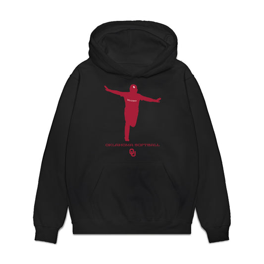 Oklahoma - NCAA Softball : Allyssa Parker - Homerun Premium Hooded Sweatshirt-0