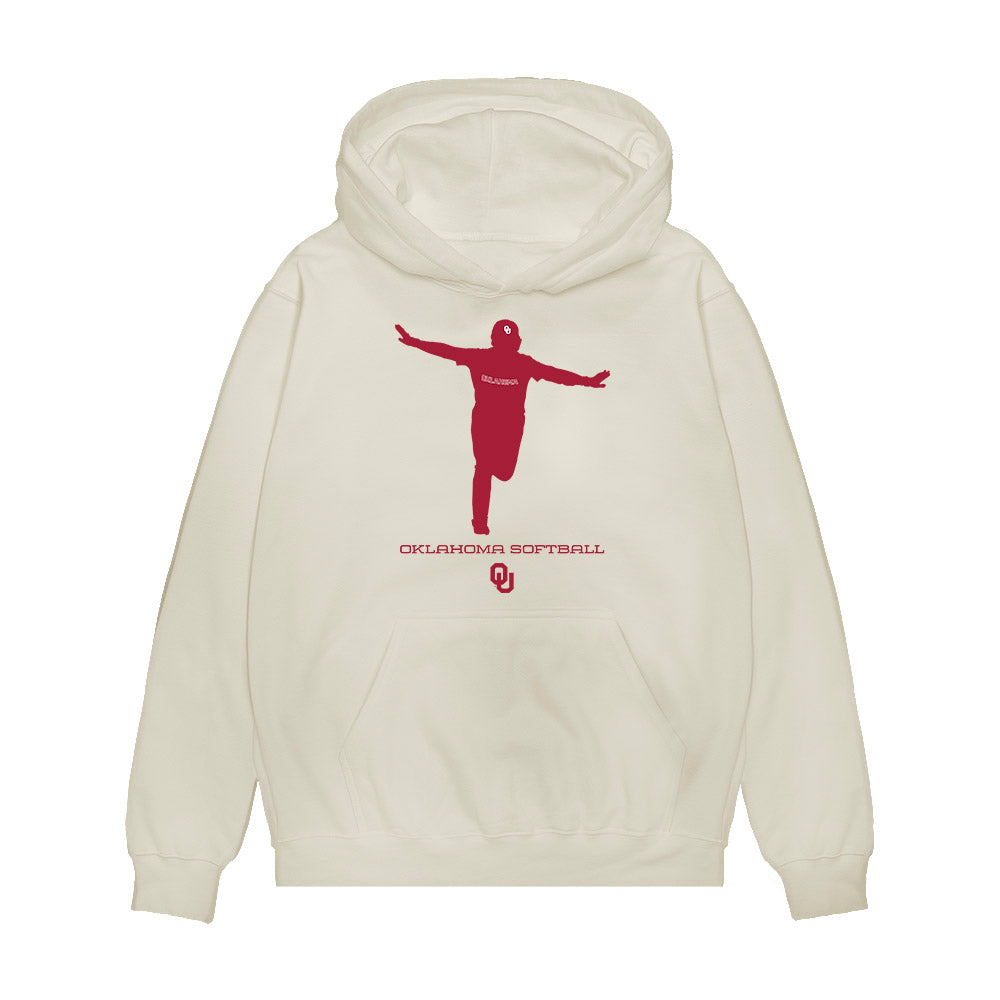 Oklahoma - NCAA Softball : Allyssa Parker - Homerun Premium Hooded Sweatshirt-0