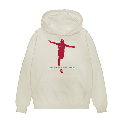 Oklahoma - NCAA Softball : Allyssa Parker - Homerun Premium Hooded Sweatshirt-0