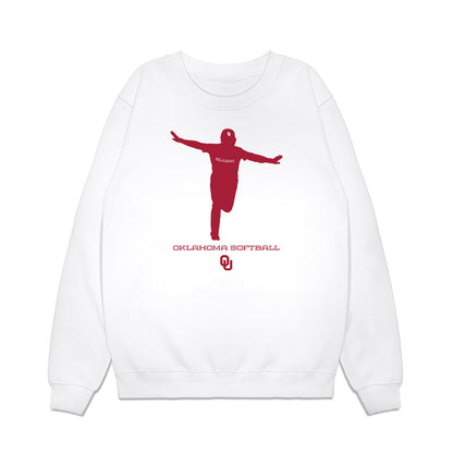 Oklahoma - NCAA Softball : Lexi McDaniel - Homerun Premium Crewneck Sweatshirt-0