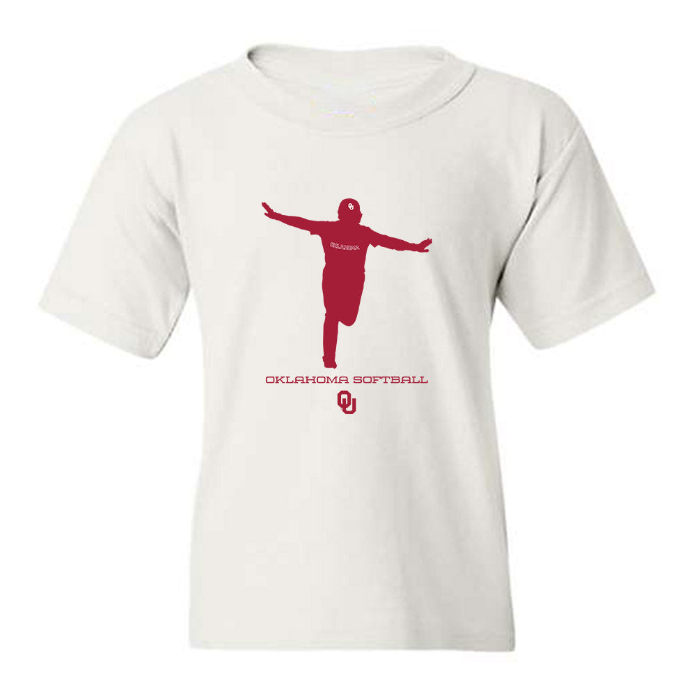 Oklahoma - NCAA Softball : Allyssa Parker - Homerun Youth T-Shirt-0