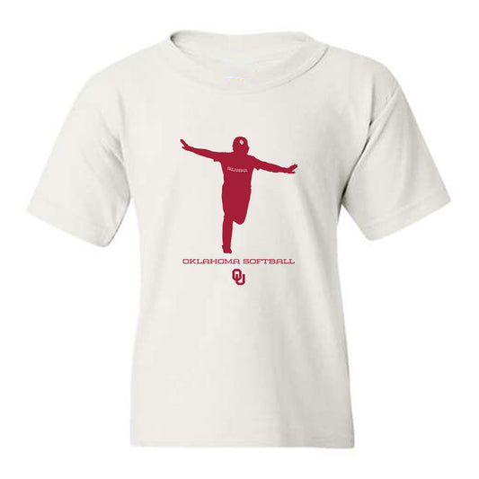 Oklahoma - NCAA Softball : Allyssa Parker - Homerun Youth T-Shirt-0