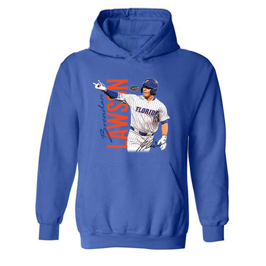 Florida - NCAA Baseball : Brendan Lawson - Collage Hooded Sweatshirt-0