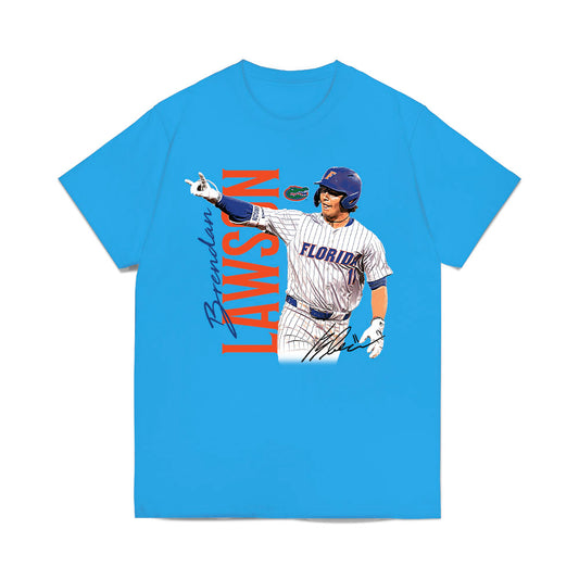 Florida - NCAA Baseball : Brendan Lawson - Collage Comfort Colors T-Shirt-0