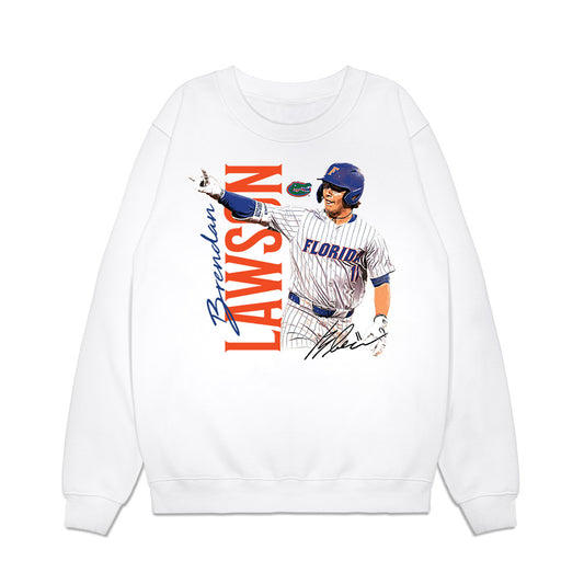Florida - NCAA Baseball : Brendan Lawson - Collage Premium Crewneck Sweatshirt-0