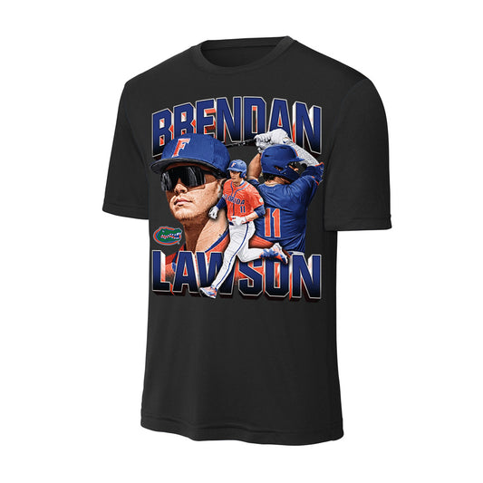 Florida - NCAA Baseball : Brendan Lawson - Collage Activewear T-Shirt-0