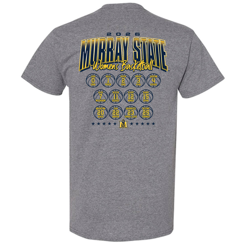 Murray State - NCAA Women's Basketball : Roster T-Shirt-1