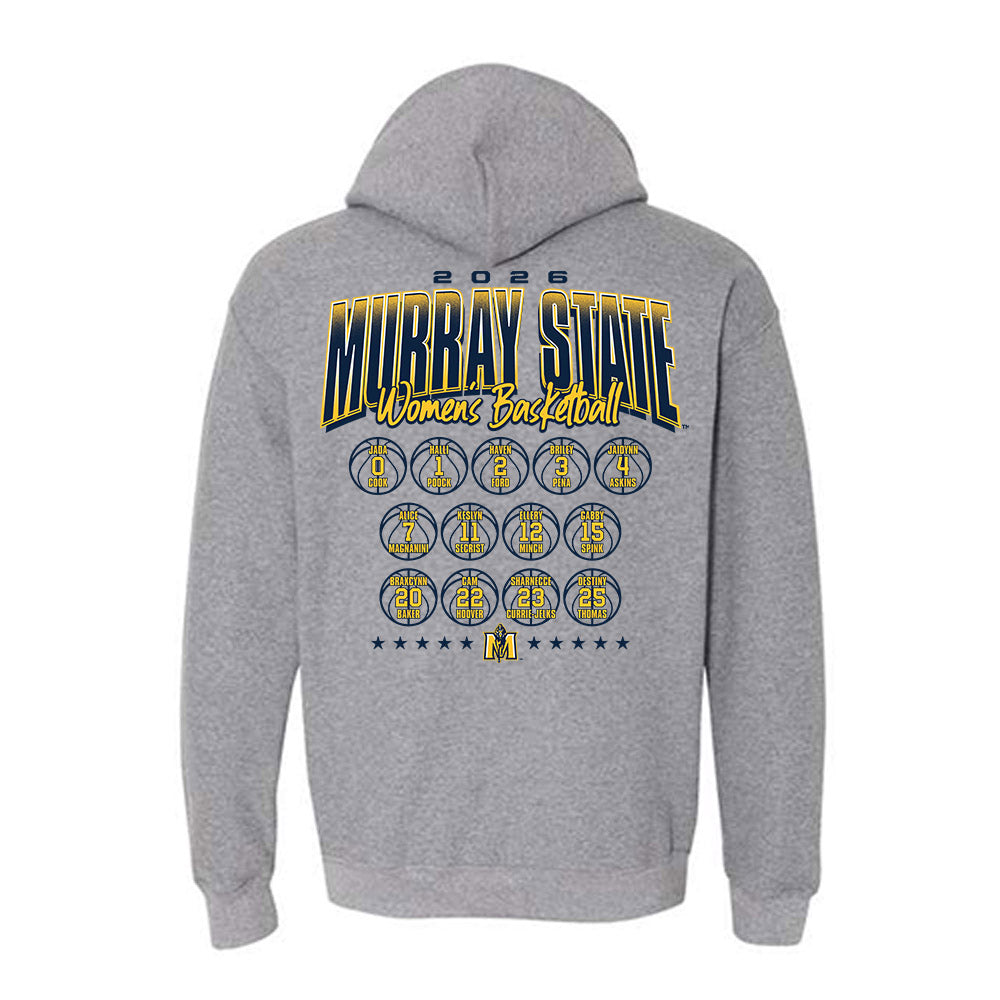 Murray State - NCAA Women's Basketball : Roster Hooded Sweatshirt-1