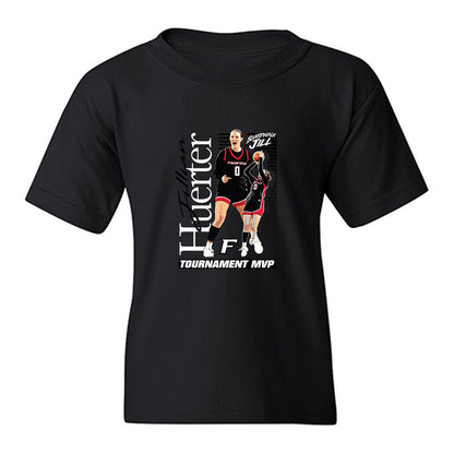 Fairfield - NCAA Women's Basketball : Jillian Huerter - Collage Youth T-Shirt-1