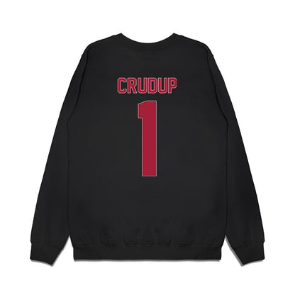 Lenoir Rhyne - NCAA Men's Basketball : Chris Crudup - Vintage Shersey Premium Crewneck Sweatshirt-1