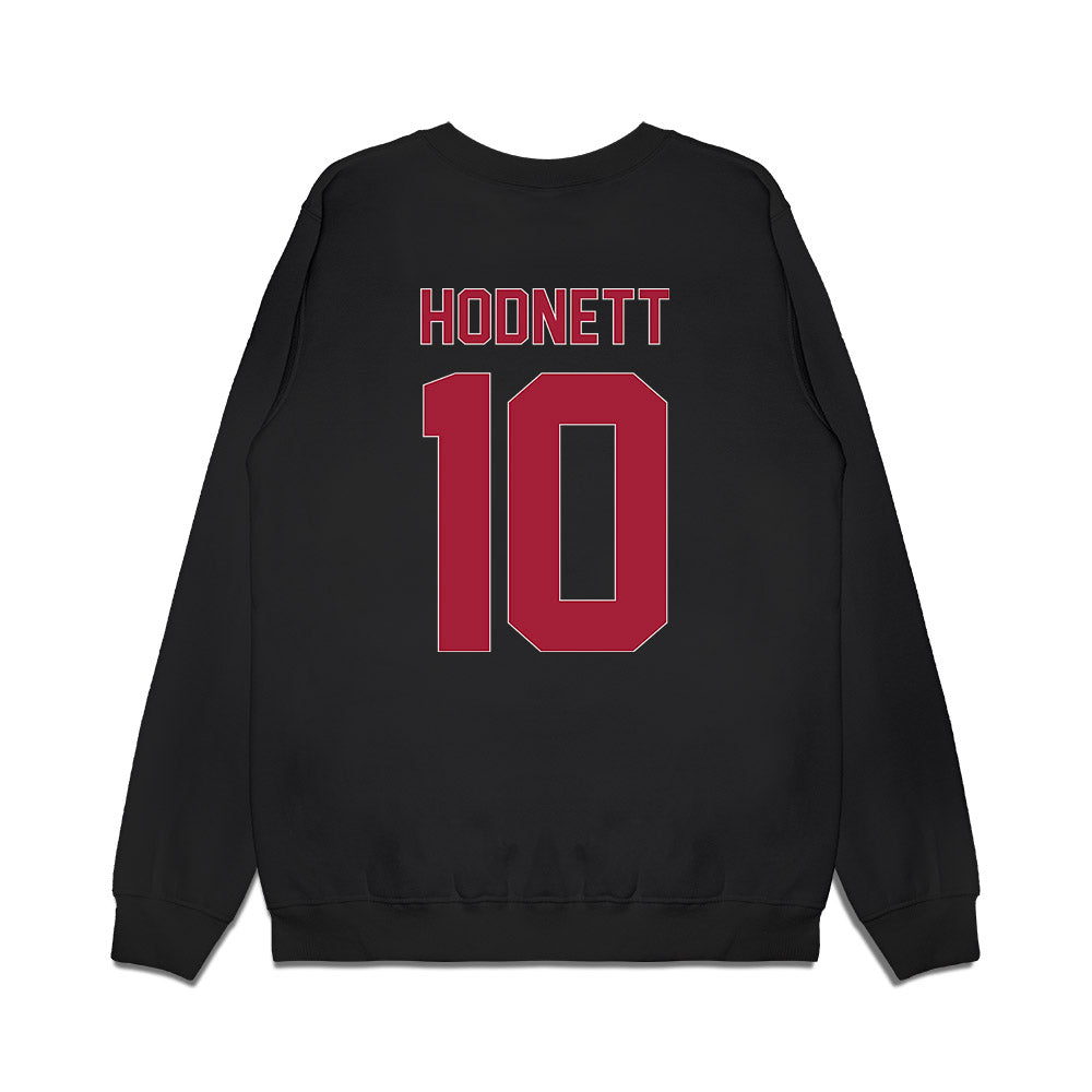 Lenoir Rhyne - NCAA Men's Basketball : Junior Hodnett - Vintage Shersey Premium Crewneck Sweatshirt-1