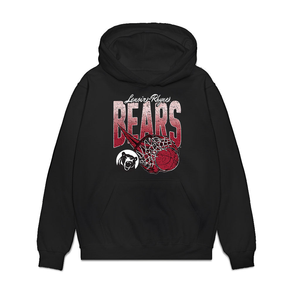 Lenoir Rhyne - NCAA Women's Basketball : Ralee Bare - Vintage Shersey Premium Hooded Sweatshirt-0