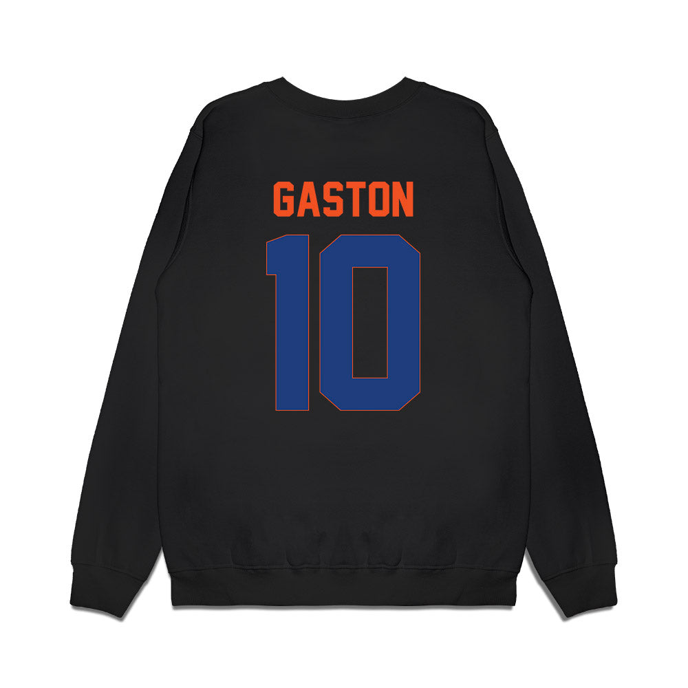 HCU - NCAA Men's Basketball : Caleb Gaston - Vintage Shersey Premium Crewneck Sweatshirt-1