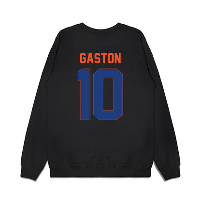 HCU - NCAA Men's Basketball : Caleb Gaston - Vintage Shersey Premium Crewneck Sweatshirt-1