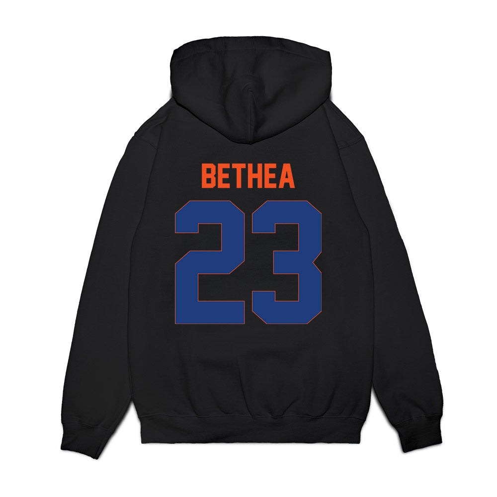 HCU - NCAA Men's Basketball : Demarco Bethea - Vintage Shersey Premium Hooded Sweatshirt-1