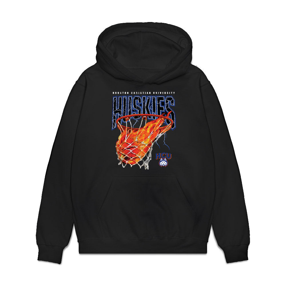 HCU - NCAA Men's Basketball : Caleb Gaston - Vintage Shersey Premium Hooded Sweatshirt-0