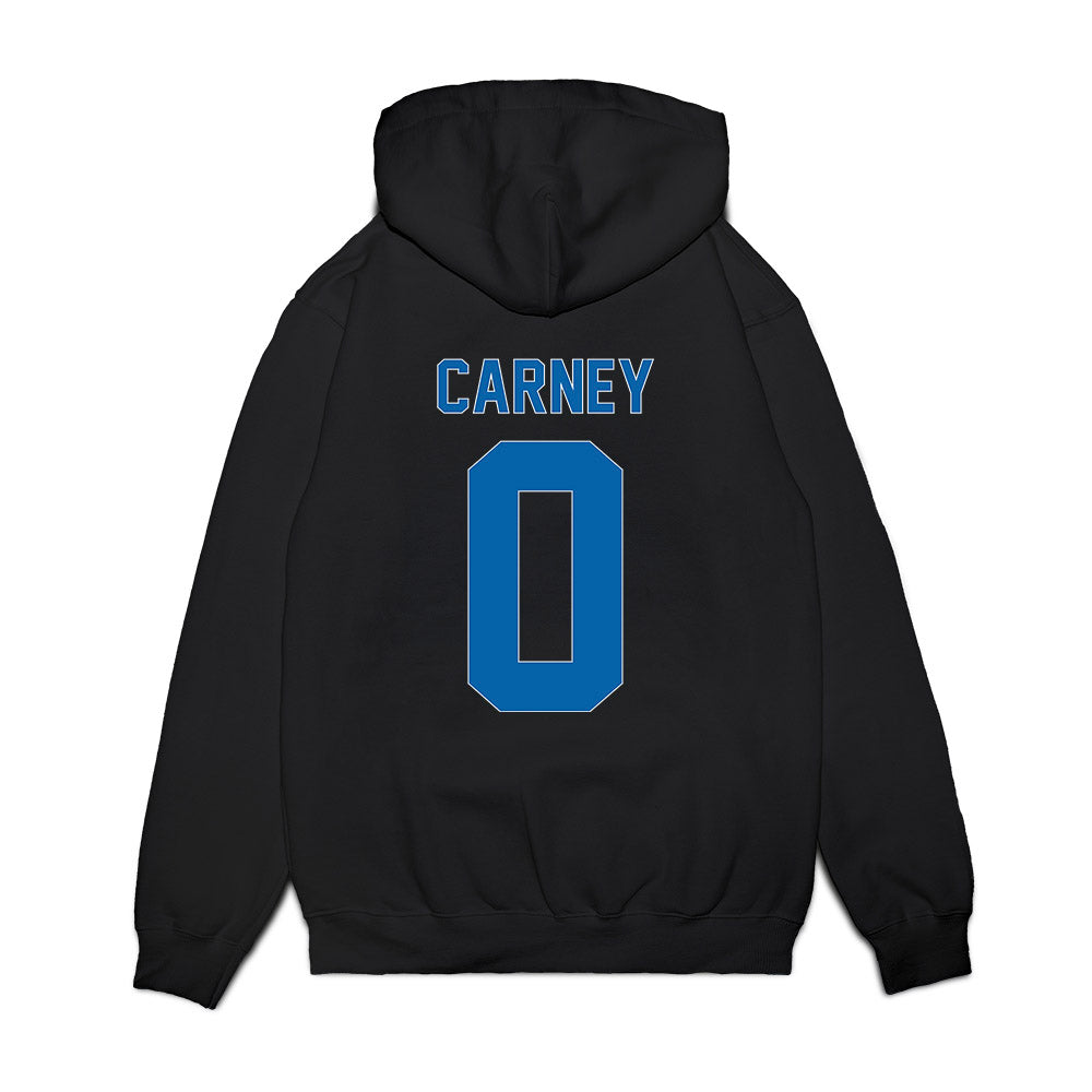 Texas A&M Corpus Christi - NCAA Women's Basketball : Naiya Carney - Vintage Basketball Shersey Premium Hooded Sweatshirt-1