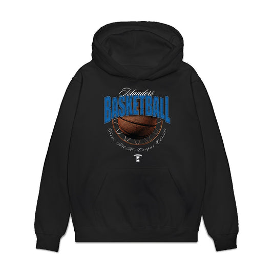 Texas A&M Corpus Christi - NCAA Women's Basketball : Naiya Carney - Vintage Basketball Shersey Premium Hooded Sweatshirt-0
