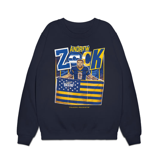 Toledo - NCAA Football : Andrew Zock - Collage Premium Crewneck Sweatshirt-0
