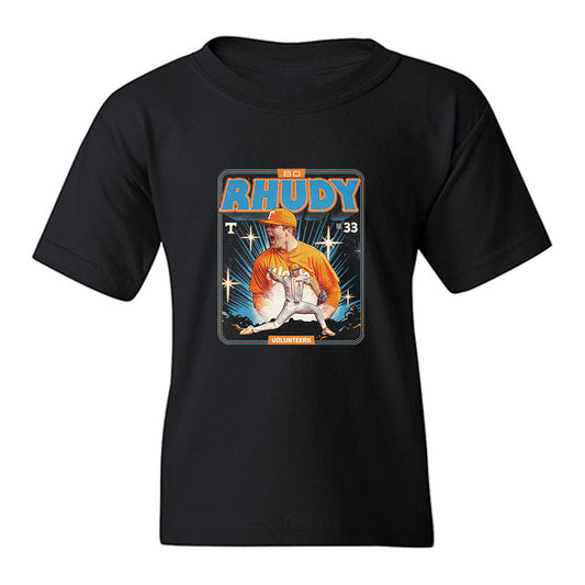 Tennessee - NCAA Baseball : Bo Rhudy - Collage Youth T-Shirt-0