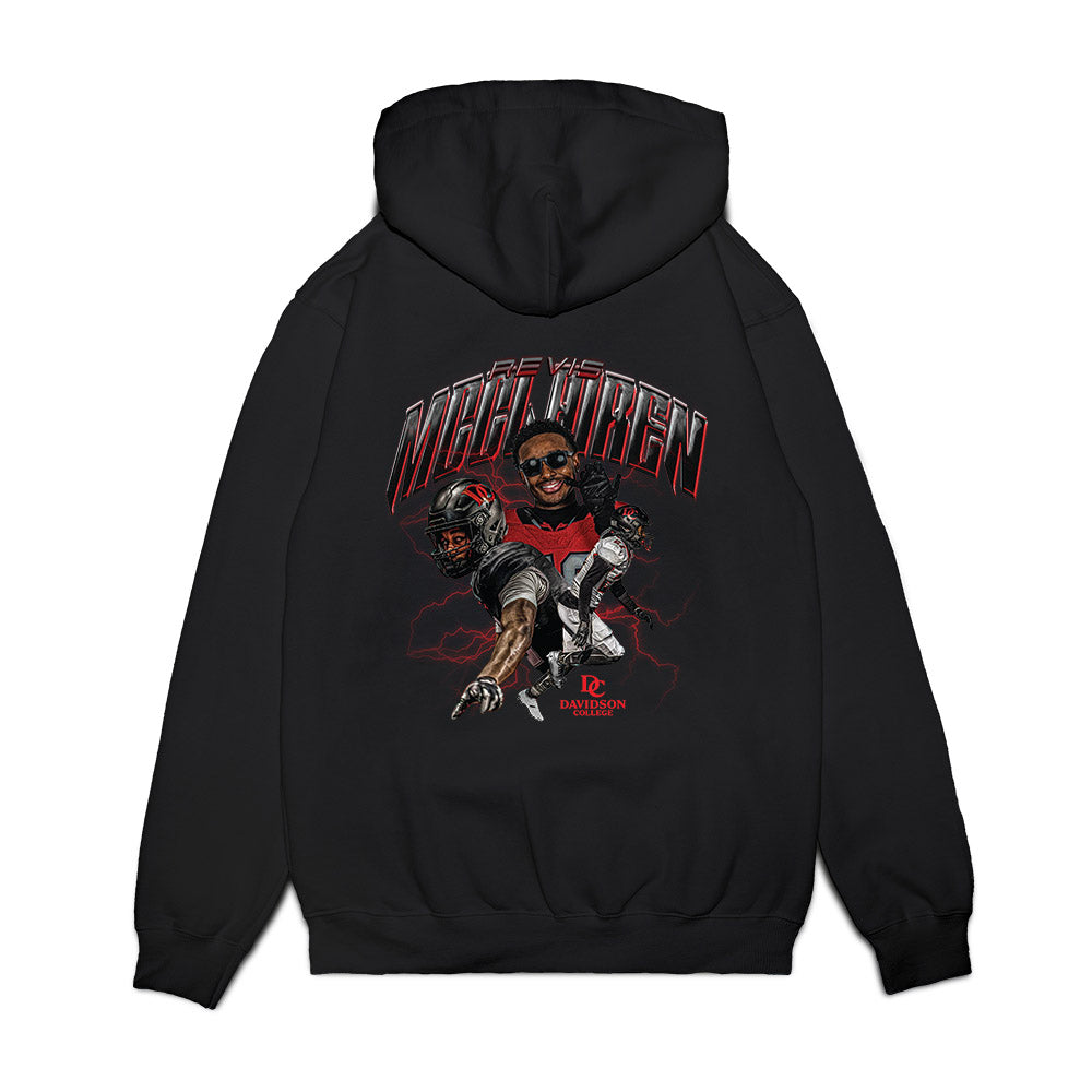 Davidson - NCAA Football : Revis McClairen - Collage Premium Hooded Sweatshirt-1