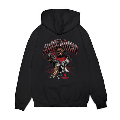 Davidson - NCAA Football : Revis McClairen - Collage Premium Hooded Sweatshirt-1