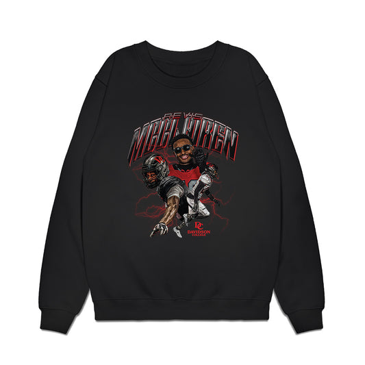 Davidson - NCAA Football : Revis McClairen - Collage Premium Crewneck Sweatshirt-0