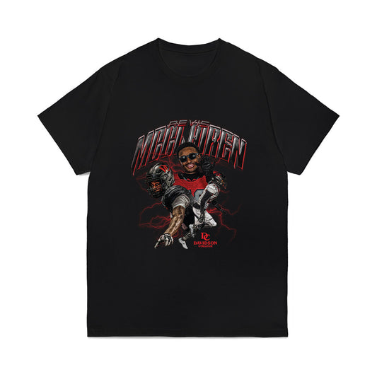 Davidson - NCAA Football : Revis McClairen - Collage Comfort Colors T-Shirt-0
