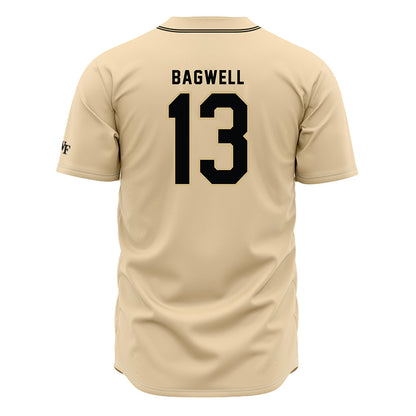 Wake Forest - NCAA Baseball : Cameron Bagwell - Cream Jersey-1