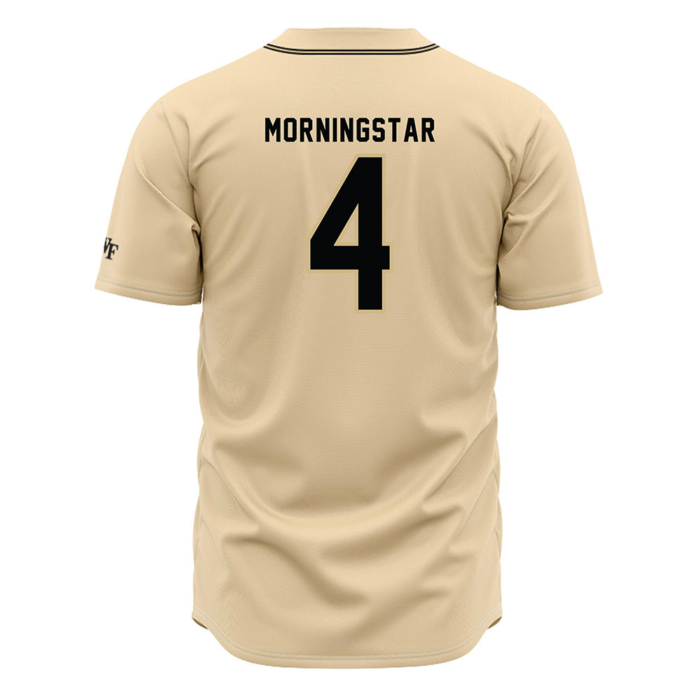 Wake Forest - NCAA Baseball : Blake Morningstar - Cream Jersey-1
