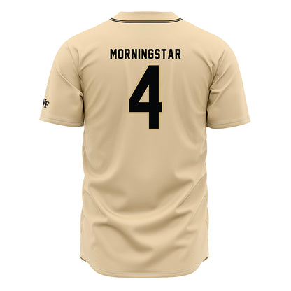 Wake Forest - NCAA Baseball : Blake Morningstar - Cream Jersey-1